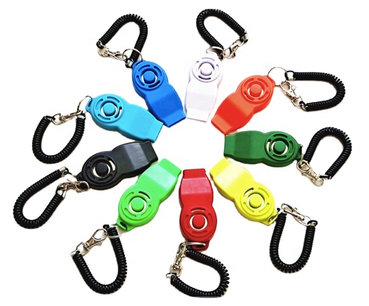 Petto Factory Outlet Multi-Color Heavy Duty For Choice Support OEM & ODM 2 in 1 Dog Clicker & Whistle Pet Training Product