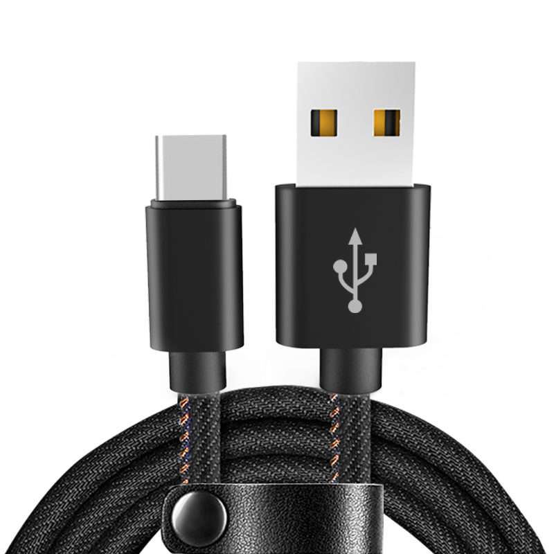 Новинка, оригинал, на весну и осень джинсовая Плетеный usbc кабель с разъемом usb type-c кабель 30