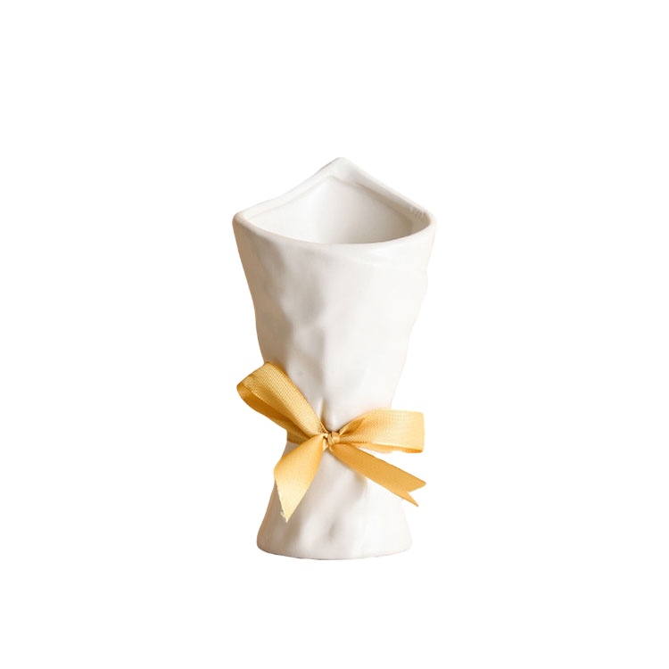 Morandi Style Nordic Creative Modern Ceramic Vase Home Decor Hand-Held Vase Wedding Favors Living Room Ornaments