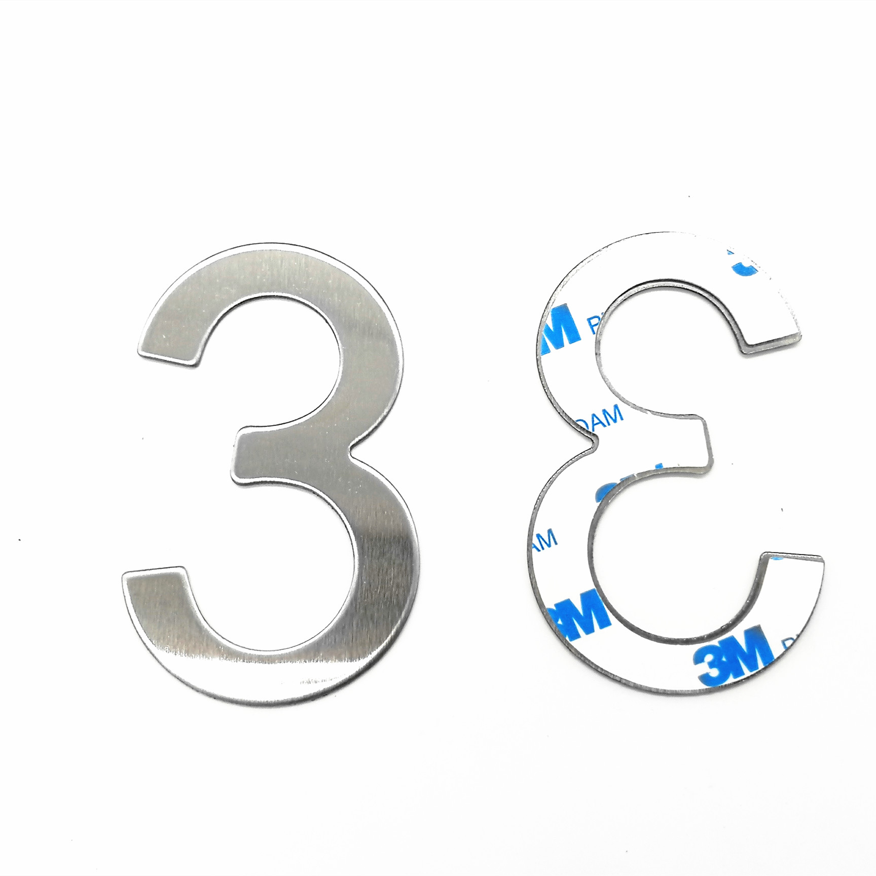 Customize High Quality Stainless Steel Outdoor Metal House Number Plate Door Number