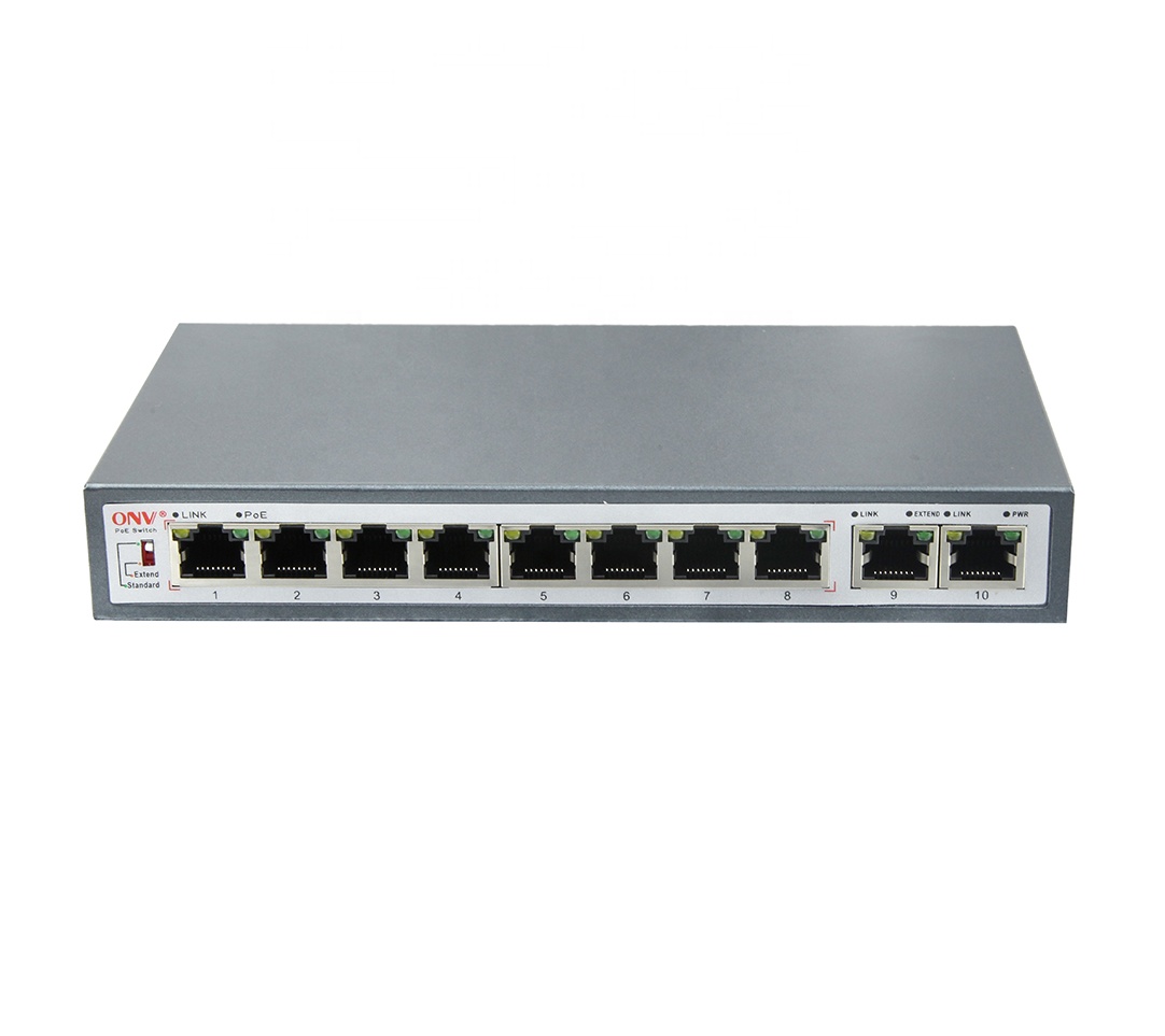 Лучший бренд сетевой коммутатор cctv 8 портов неуправляемый poe ethernet коммутатор концентратор OEM завод