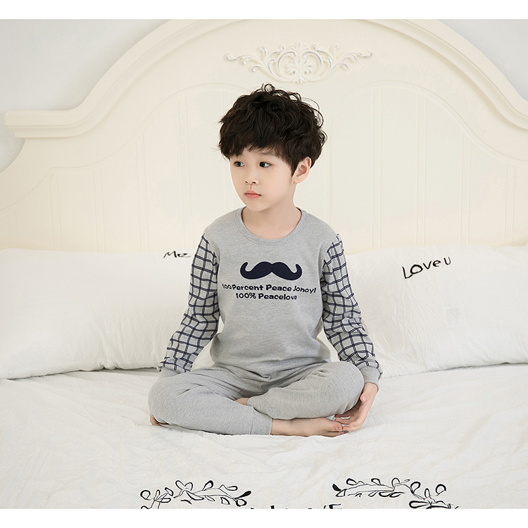 Оптовая продажа; детские пижамы; удобные пижамы в клетку boys'comfortable