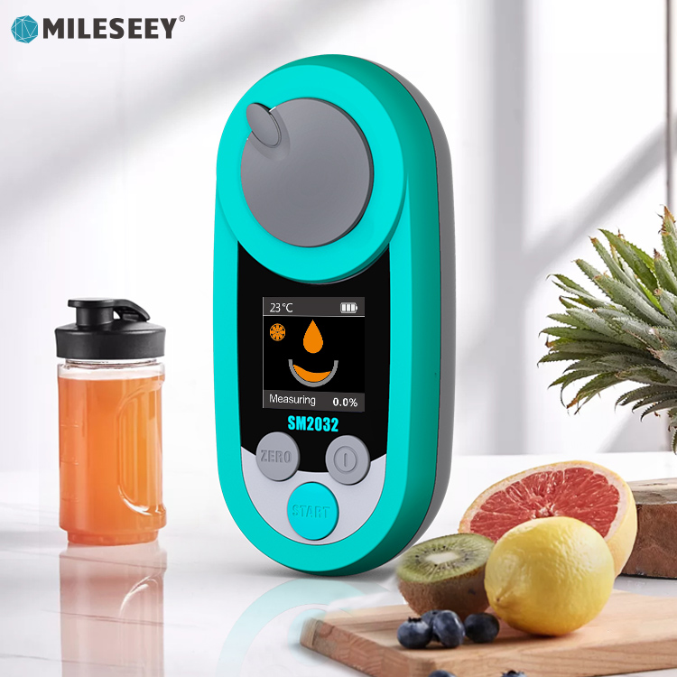 Fruit Juice Manufacturing Refractometer Brix Large Color Screen Brix Digital Refractometer