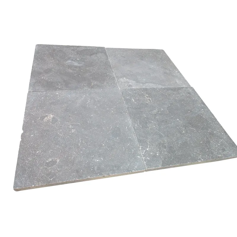 Honed And Tumbled Blue Limestone Patio Paver Blue Stone Tiles