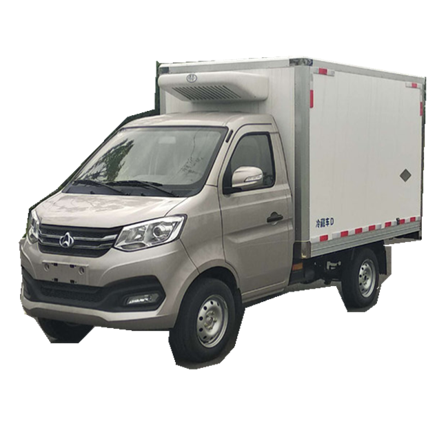Колесный баз Euro VI Mini Changan 2,7 м, холодильник, фургон, грузовик, низкая цена/4*2, бензиновые маленькие охлаждающие грузовики, продажа от производителя