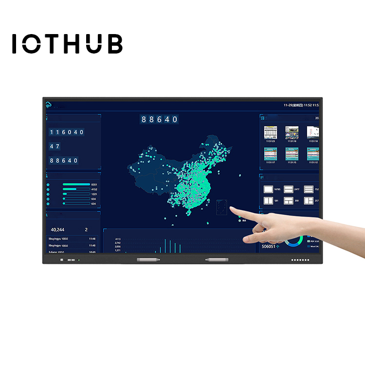 HUSHIDA образовательное оборудование smart multi touch интерактивный плоский белый доска для школы