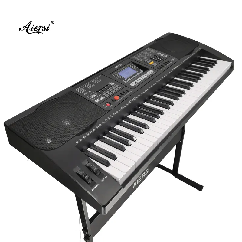 Aiersi 61-key standard electronic keyboard piano with Music player  instrument for students embarking on musical education