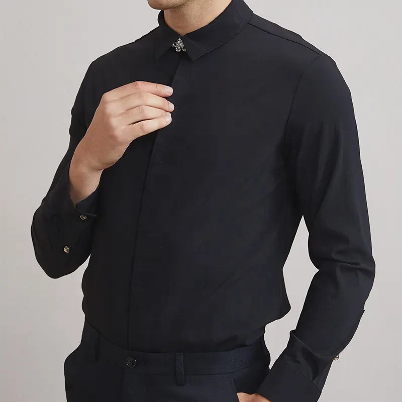 Huiquan Flattering Hot Selling Shirt Men For Spring High-quality Men Shirt Long Sleeve Formal