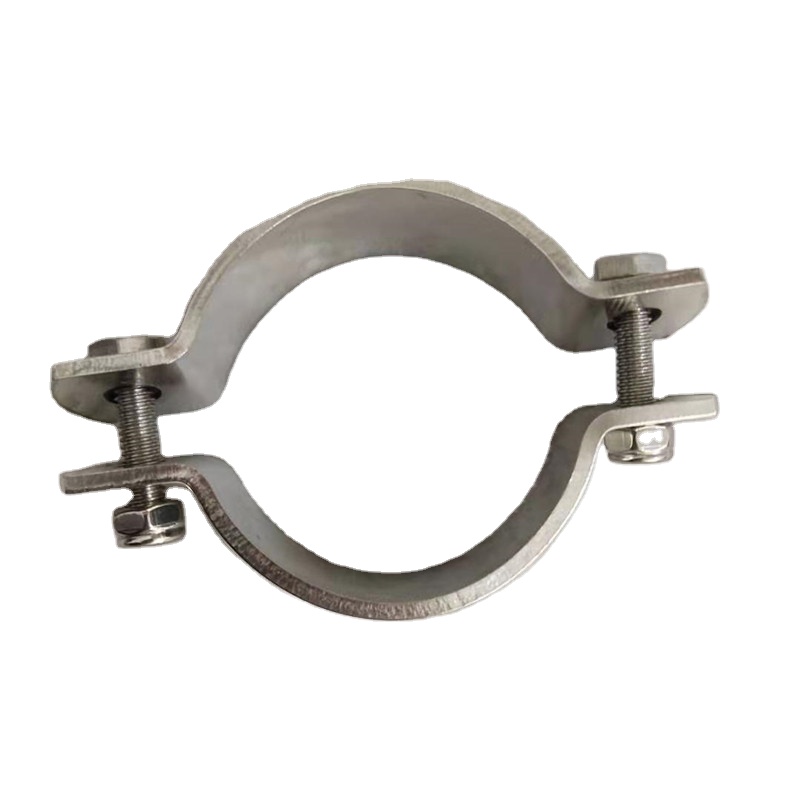 Factory Price Customized Sanitary Pipe Clamp,SS304&316 stainless steel Sanitary Pipe Fittings used in food, pharmacy, milk