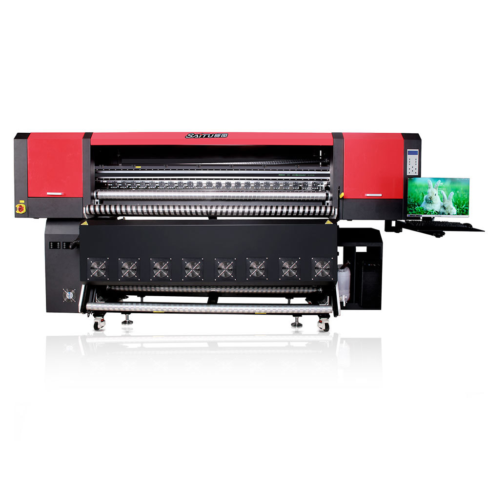 JC 2312 Series 2.3M 12-Head Digital Direct Print Machine New Condition Automatic Sublimation Heat Transfer for Heat Transfers
