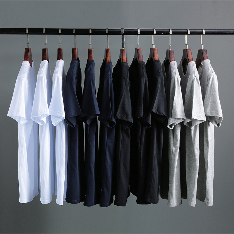 Wholesale Custom Men's Promotional Plain Embroidered Tee Shirt Silk Screen Printing Men's T-shirts Blanks Oversized T-shirts Men