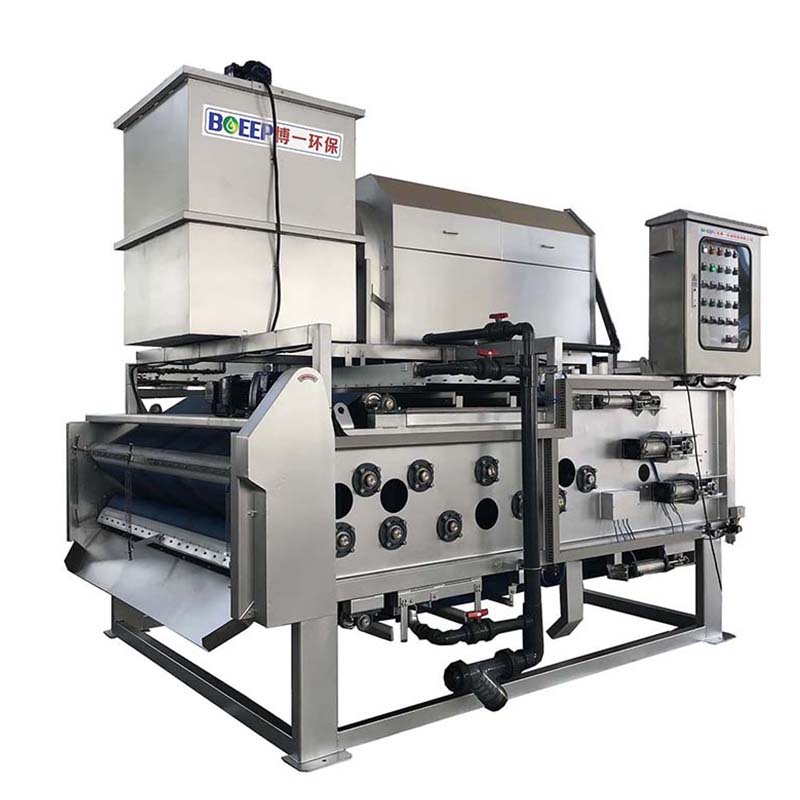 Wastewater treatment stainless steel wine belt filter press price supplier