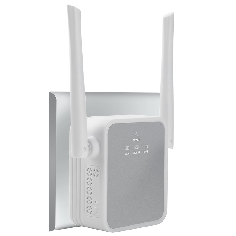 Расширитель диапазона WiFi, беспроводной усилитель сигнала TUOSHI 300 Мбит/с, ретранслятор WiFi/точка доступа/маршрутизатор с двумя внешними антеннами
