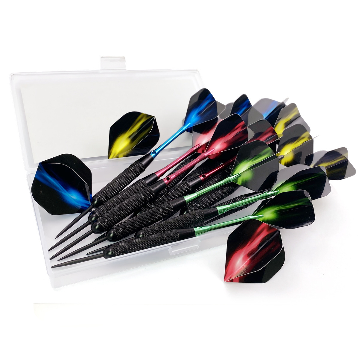 12pcsSteel Tip Darts Brass iron Dart Set With High Quality