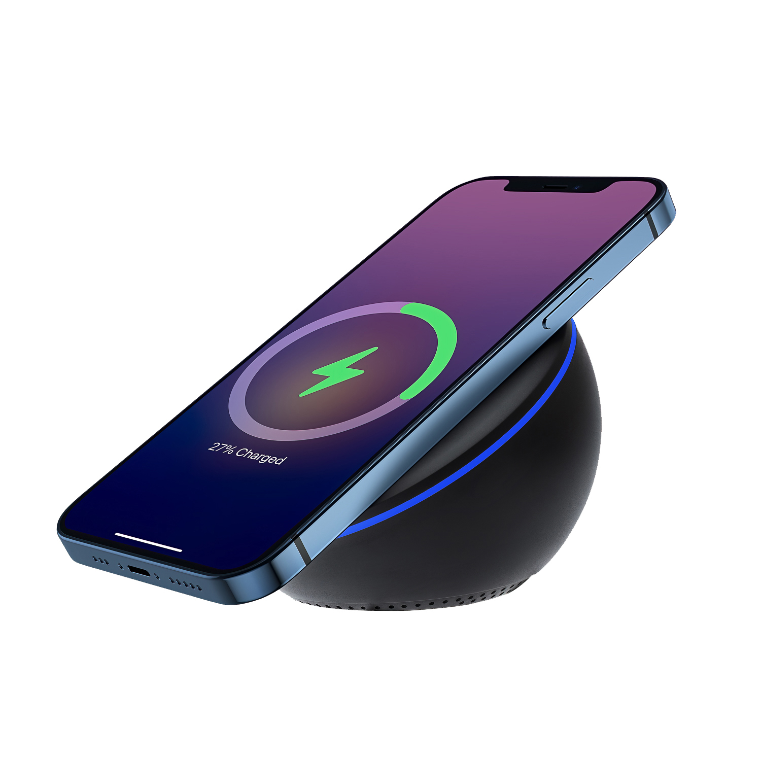 2020 новый безопасный кронштейн для IPhone12 /Pro/Mini/Pro Max, держатель для телефона с магнитной беспроводной зарядной базой, настольный держатель для телефона