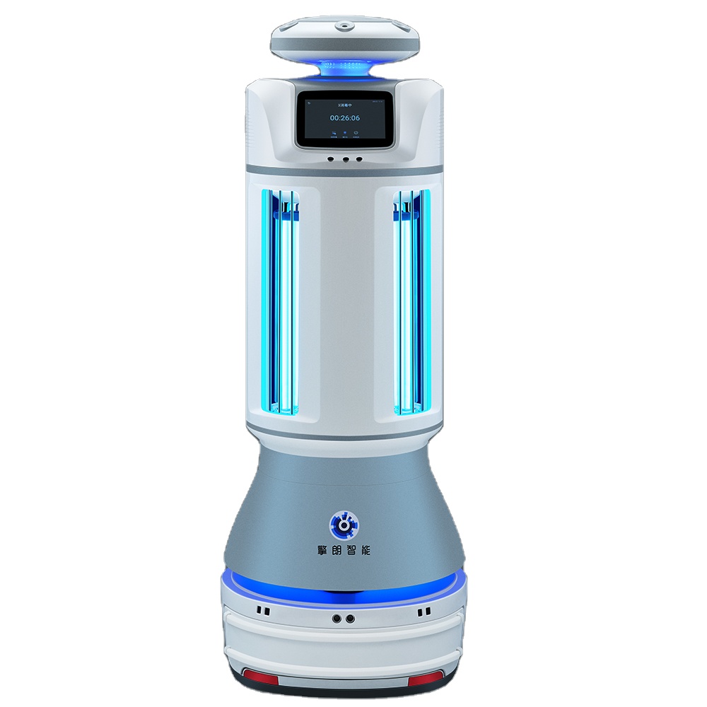 Public automatic charging spark robot Sterilizing UV Robot slam disinfection and sterilization robot