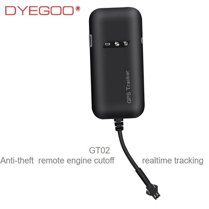 DYEGOO дешевая цена Высокое качество e-bike автомобильный мини gps трекер GT02A с программным обеспечением онлайн система слежения в реальном времени