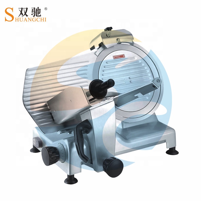 Commercial Frozen Meat Slicer Cut Thin Meat Processing Machine 12'' Blade Electric Meat Slicer For Butchers