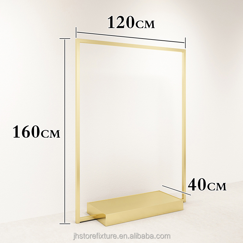 Guangzhou wholesale price Shopfitting Equipment Fashion Racks Metal Hanging clothing store retail garment display stand