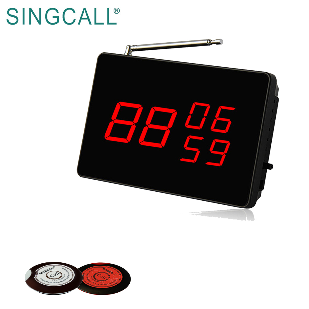 SINGCALL Беспроводная система пейджера для официанта в ресторане
