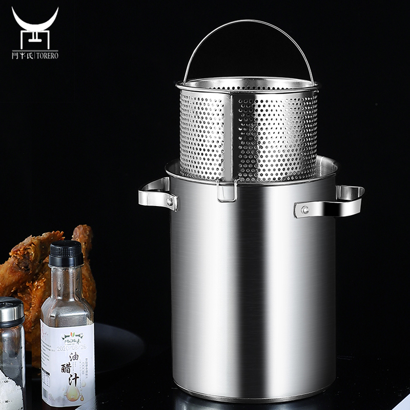 Vegetable Steamer Cooking Frying Pots with Perforated Basket and Lid Stainless Steel Asparagus Pasta Cookware Stock Pot