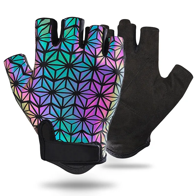 Outdoor Sport Half Finger Gloves Breathable Anti-Slip Shock Absorbing Riding Cycling Bike Gloves Half Finger Gloves