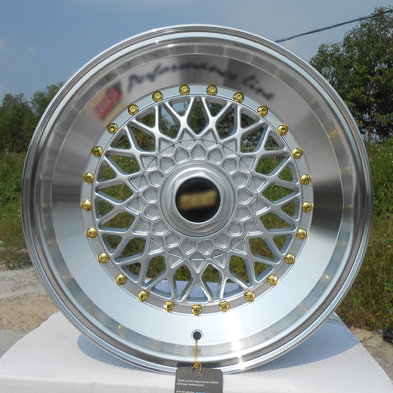 357, 15*7,5, 4*100/114, 3 вогнутые автомобильные колеса BBS с большой губой для любых легковых автомобилей