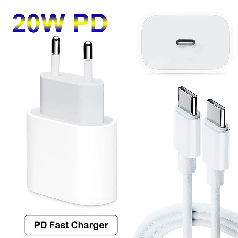 20 Вт PD быстрое зарядное устройство для iphone 12 11 xr xs x Pro Max USB C C2L адаптер UK EU вилка зарядное устройство для путешествий QC3.0