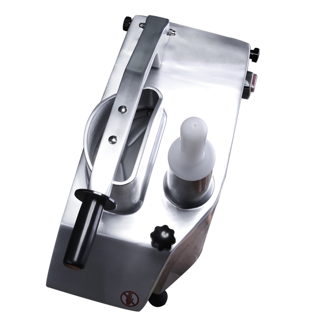 Electric commercial vegetable cutter slicing and shredding