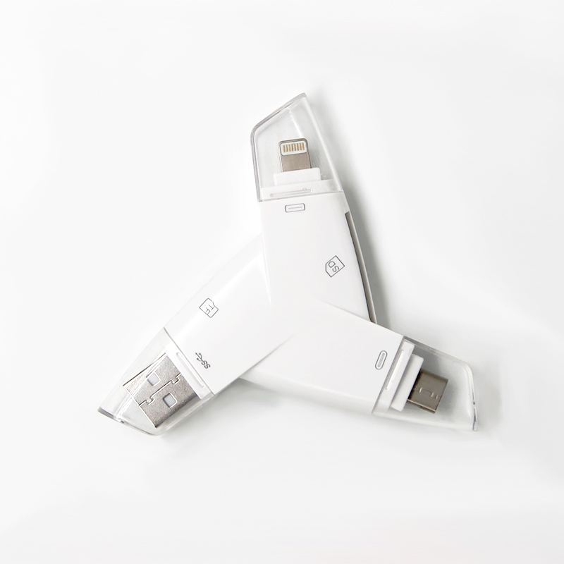 Портативный TF Micro USB SD OTG Все в одном кардридер для Apple