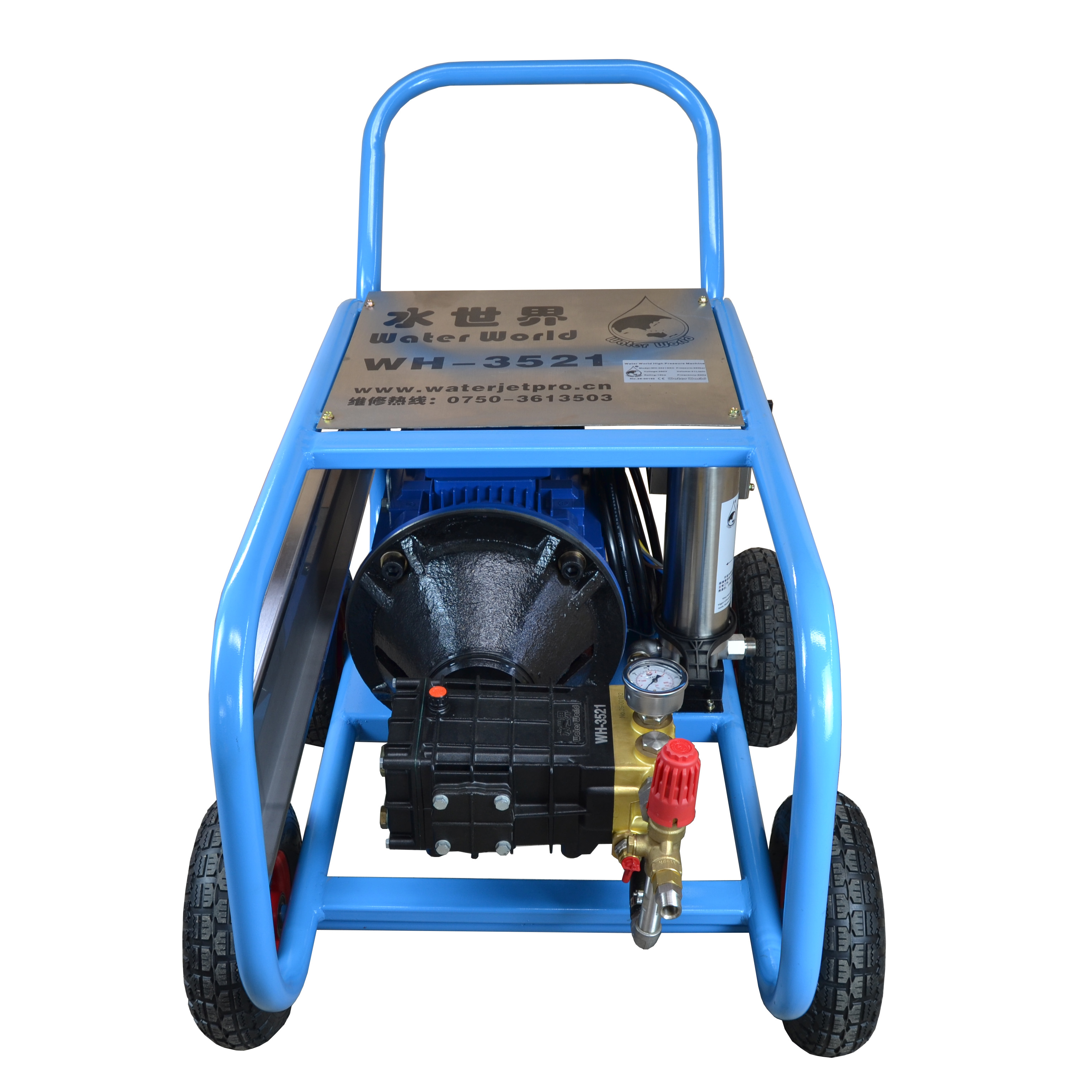5075PSI 380V корпуса судна удаления краски высокого давления гидро бьющей струей являетсяоборудование завода гидроджет, машина для уборки высокого давления