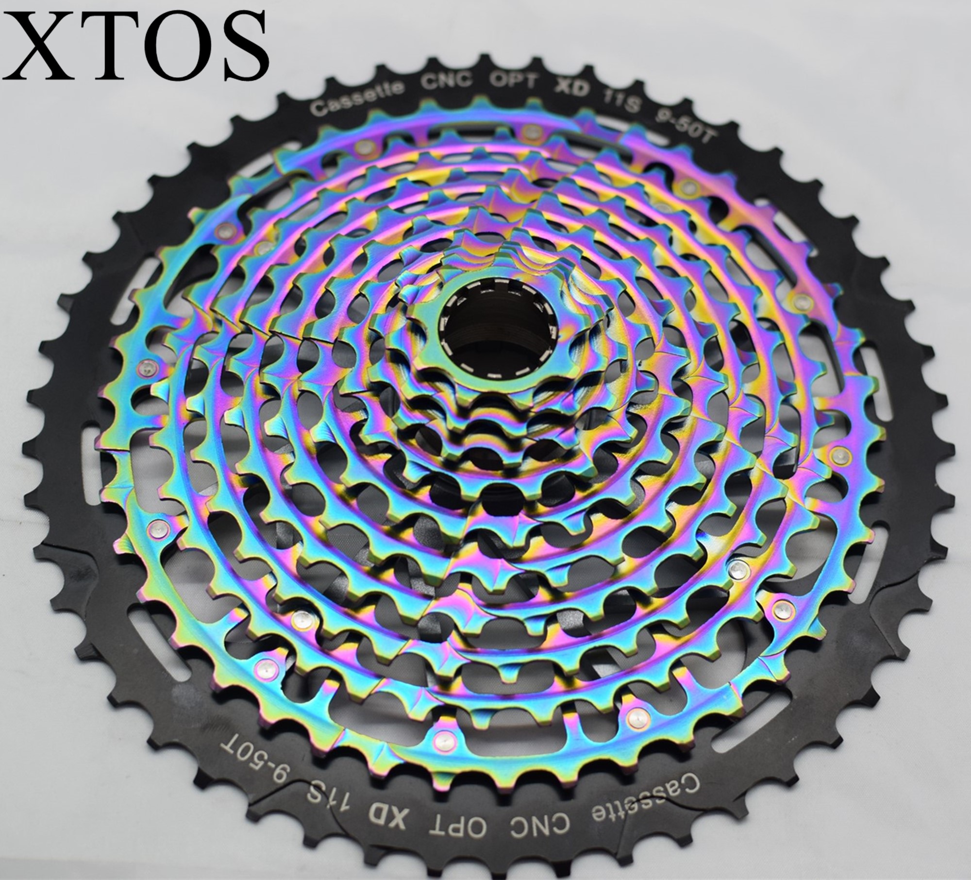 Xtos Ultimate Mtb11Speed 9-50tкассета ulxd кассета Радужная сталь Сверхлегкая Звездочка свободного колеса