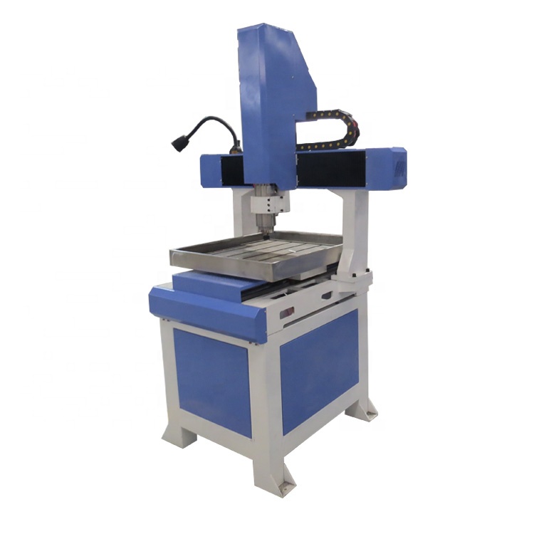 Mould Die Industry Mini CNC Router Vertical On Metal