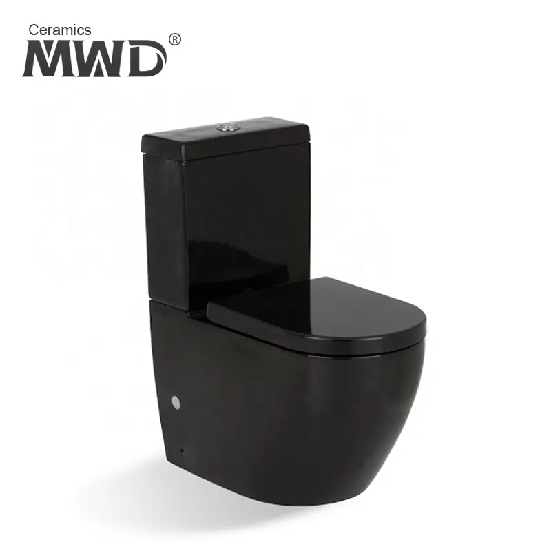 A3970-B промывочная машина промывка черного цвета из двух частей toilelt с сиденье для унитаза с мягким закрыванием