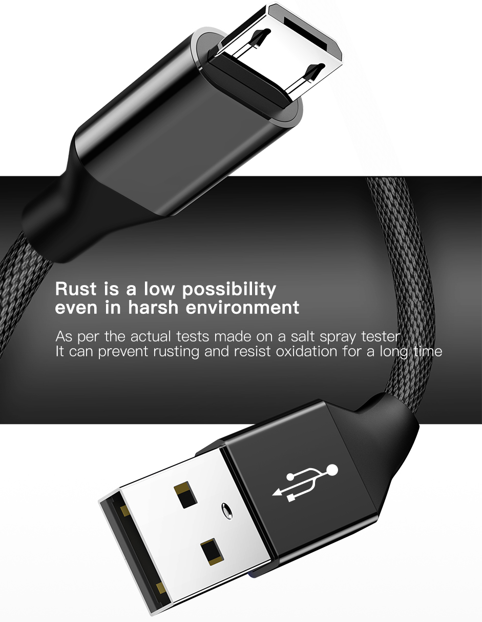 Тканевый Плетеный прочный Быстрый подгоняемый логотип 1ft 3ft 6ft 10ft USB2.0 к Micro USB V8 зарядный кабель для передачи данных