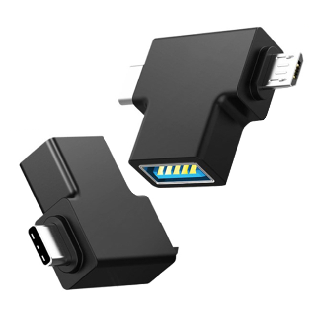 USB-кабель для флеш-накопителя мобильного телефона USB Type-C USB OTG адаптер USB и Type-C интерфейсная карта преобразователь для чтения OTG адаптер