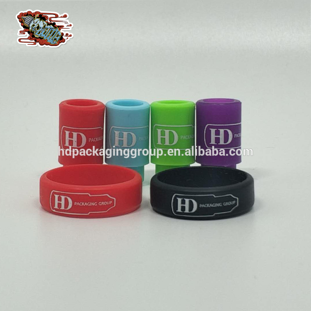 HD OEM product printing logo for gift ecig vapor band and drip tip