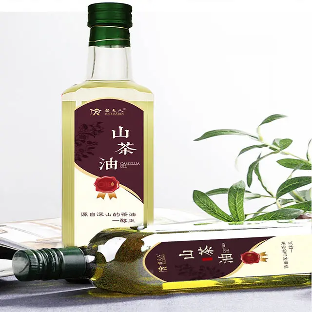 high quality natural camellia oil tea seed oil for cooking 500ml*2