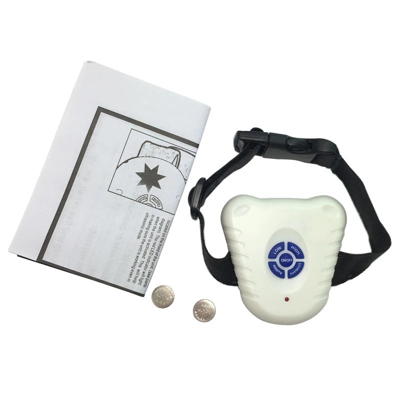 Ultrasonic Safe Anti Bark Dog Collars Leashes Electronic Training Shock Control