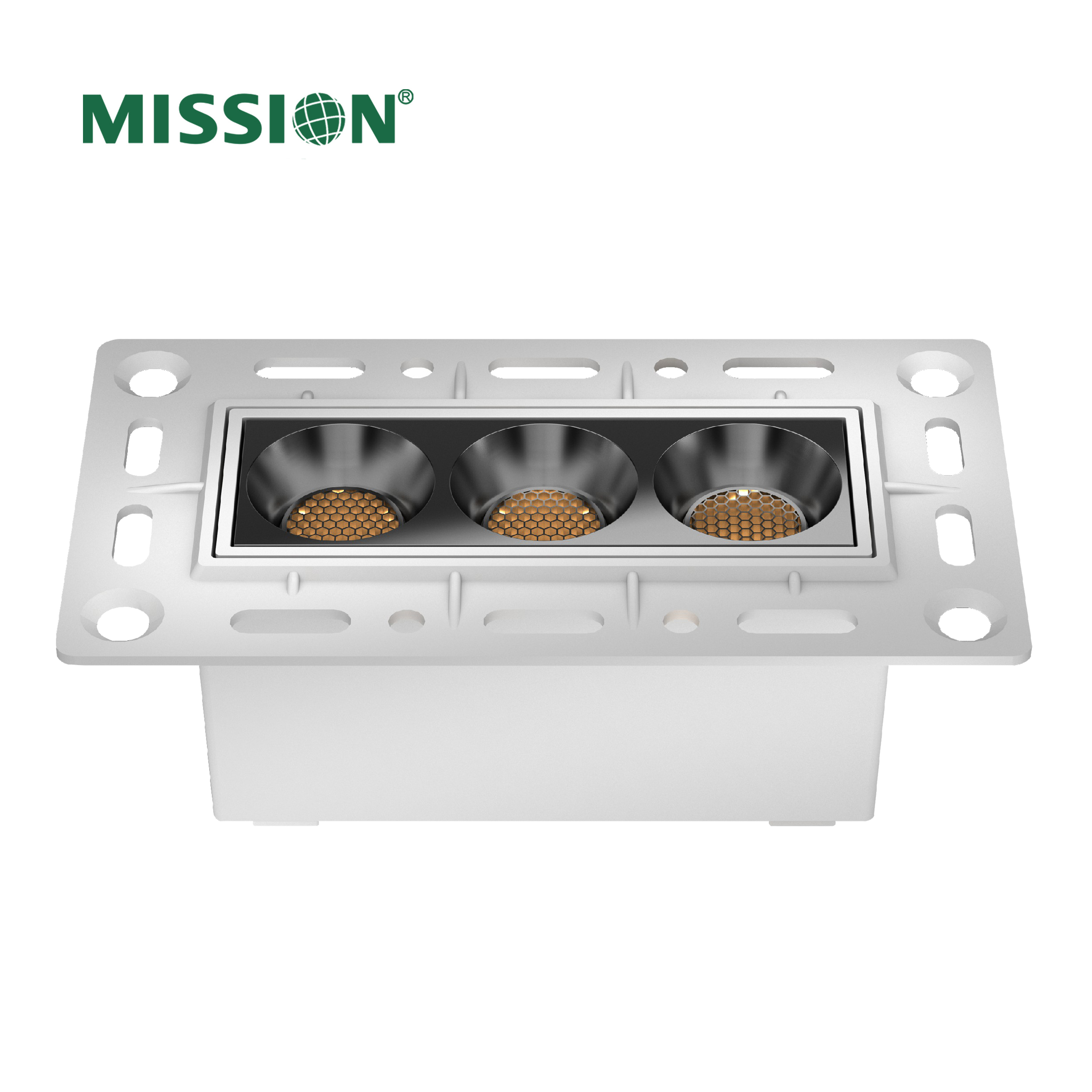 Factory Direct Sales Aluminium Body White LED downlight 5W Recessed Frameless Ceiling Grille Light Line Lamp