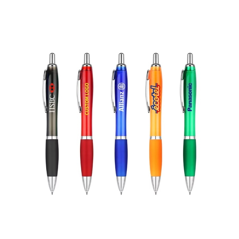 Personalized With Logo Print Advertising Promotional Pen with Custom logo Plastic Custom logo Ballpoint Pen