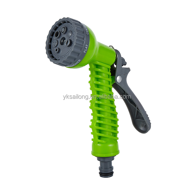 7 patterns plastic garden water gun Car Wash Clean Gun