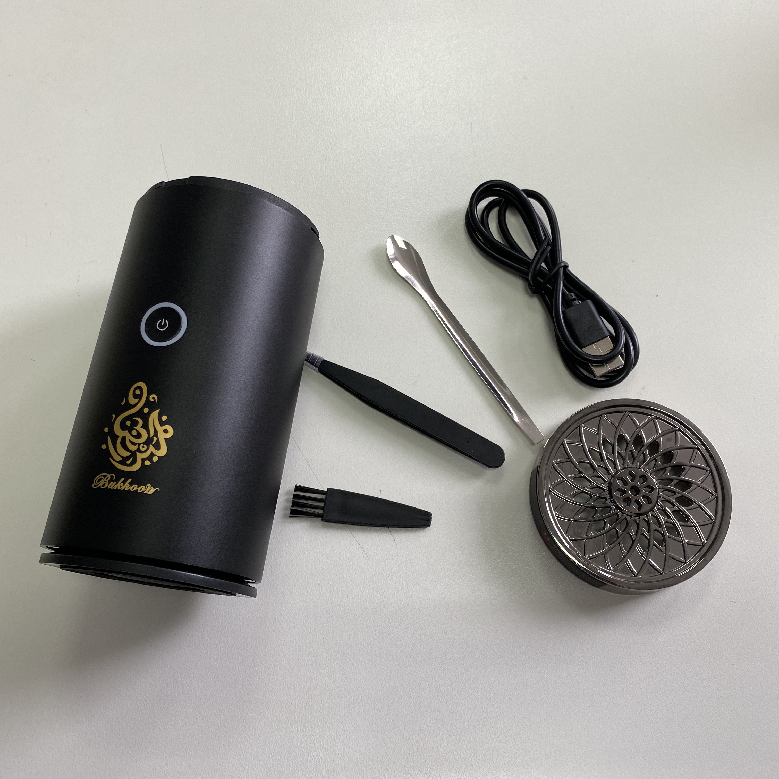 Портативная USB-горелка для благовоний, Арабская электрическая мусульманская Рамадан дукхун, Черная