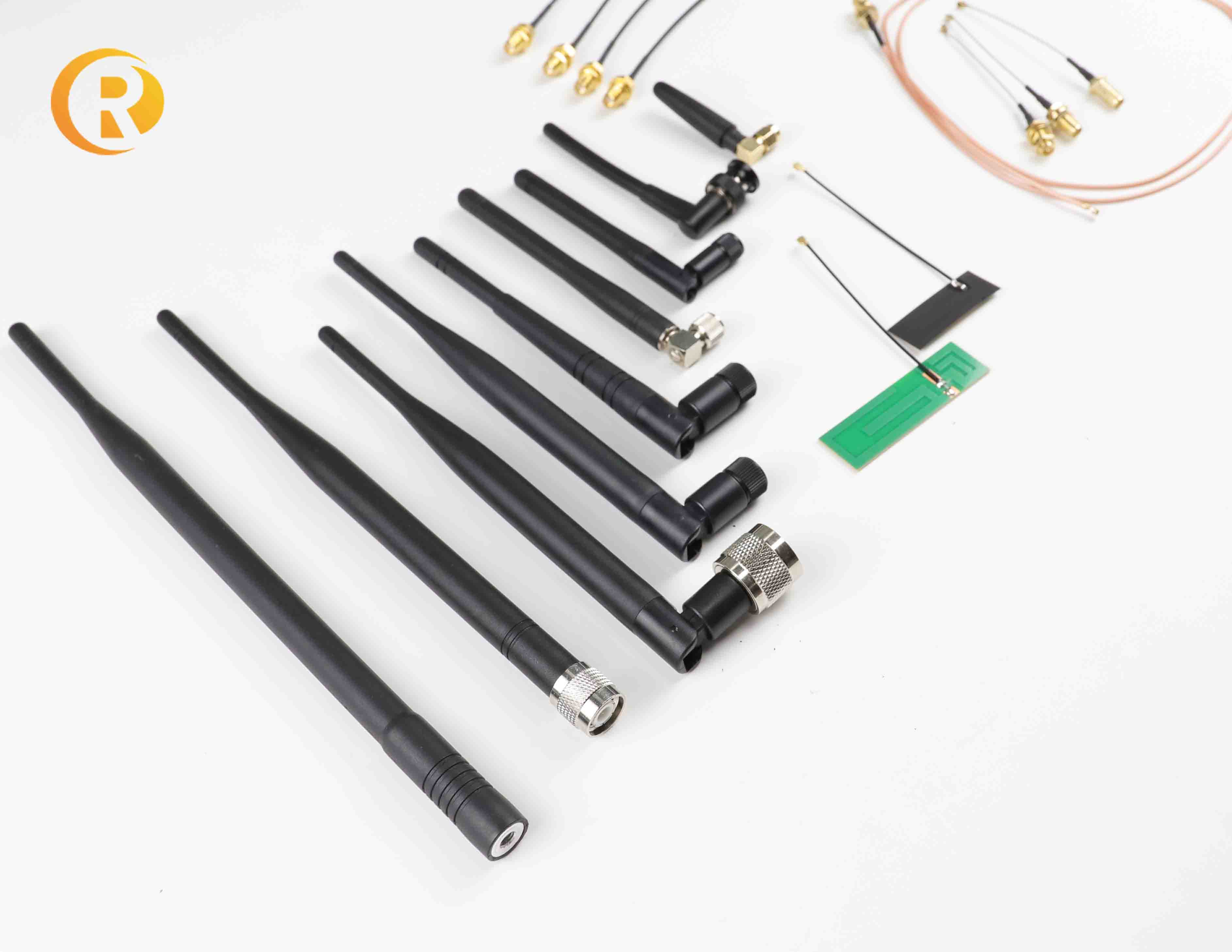 2G 2.4G 3G 4G LTE 5G communication rubber FPC PCB adhesive patch antennas with SMA N CRC9 BNC connector