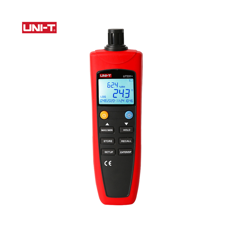 UNI-T UT331 + UT332 + термометром и гигрометром декоративные часы для М-20C ~ 70C цифровой термометр и измеритель влажности