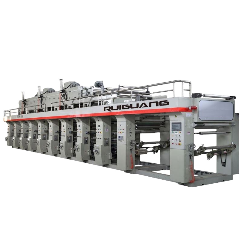 Bopp 8 color gravure printing machine plastic bag 5 color rotogravure printing machine 6 color aluminium bag rotogravure printer