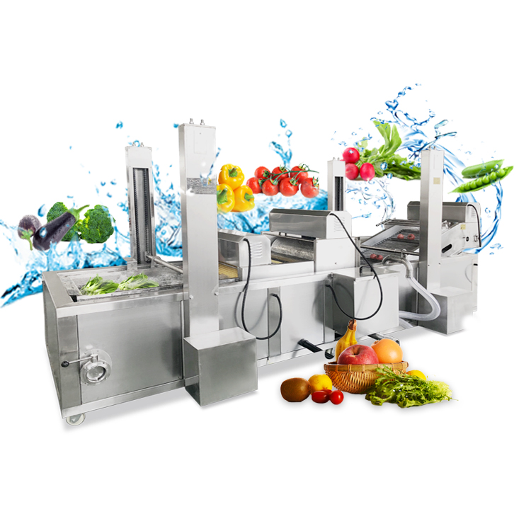 XXD Large-volume commercial customized vegetable washing machine with bubble water flow