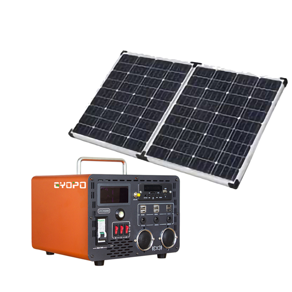 GYOPO 24Ah 300w 220v emergency portable ups charging solar power station computer power supply