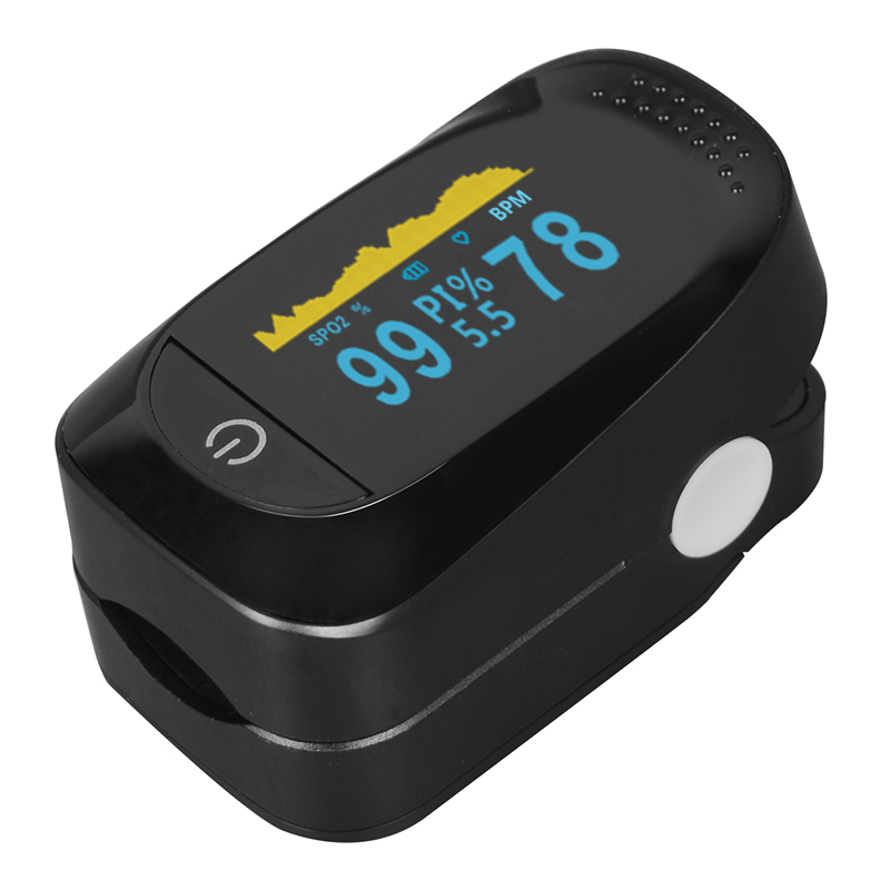 Насыщения крови кислородом и Heart Rate Monitor нажатием зажим OLED дисплей датчик кислорода в крови