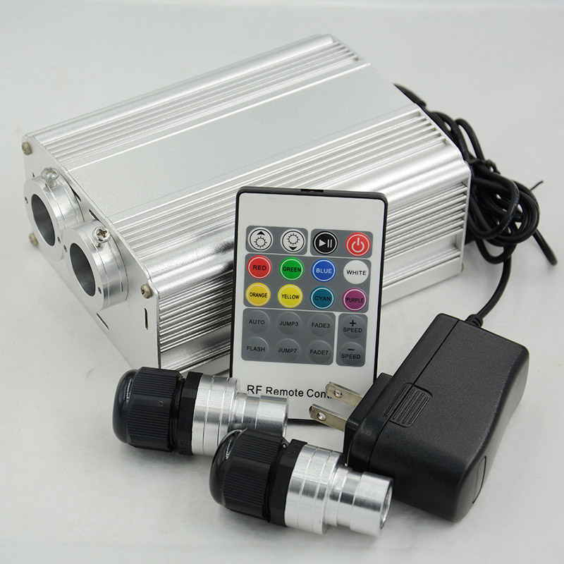 Shinning dual port LED light engine with dimmer remote